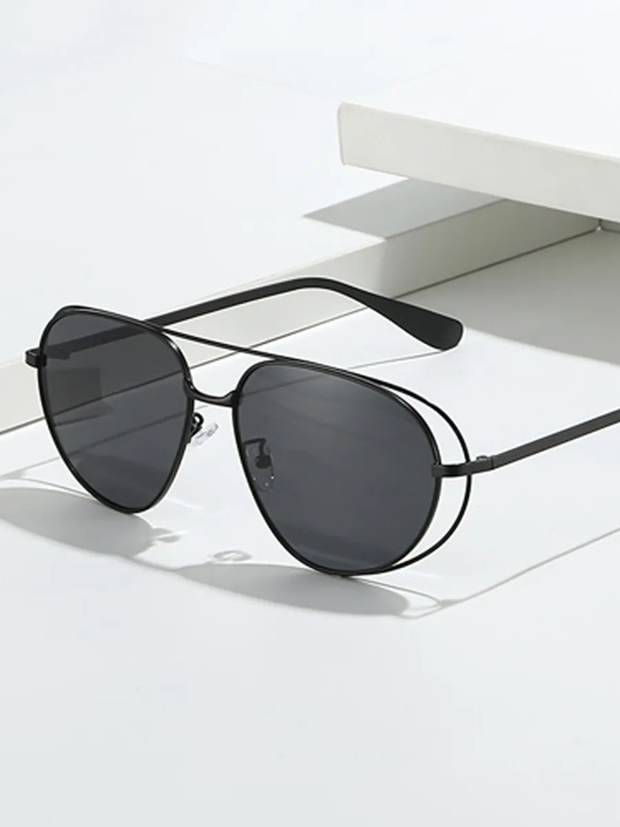 Ada Metal Aviator Sunglasses