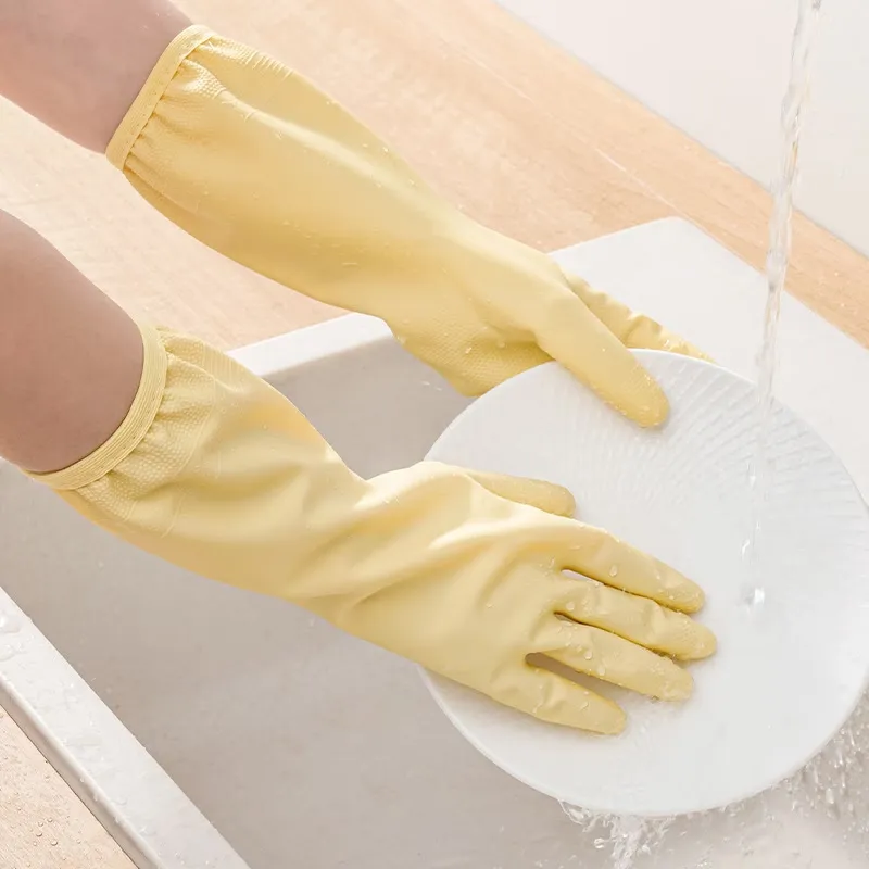 Rubber Dishwashing Gloves