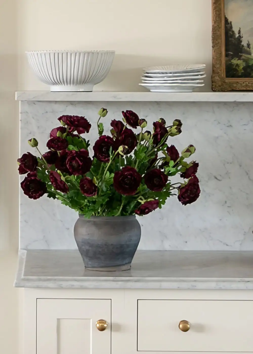 Artificial Ranunculus Flower Bush