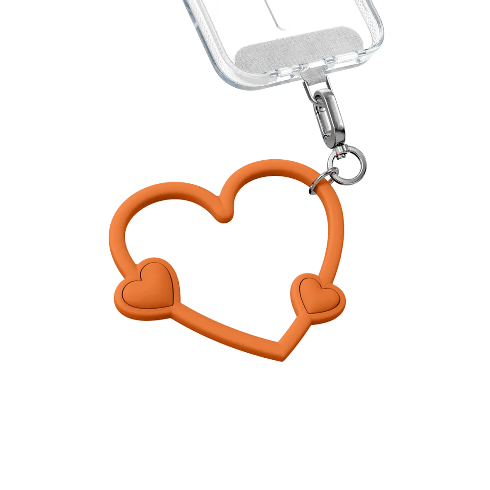 Classic Heart Phone Charm Strap