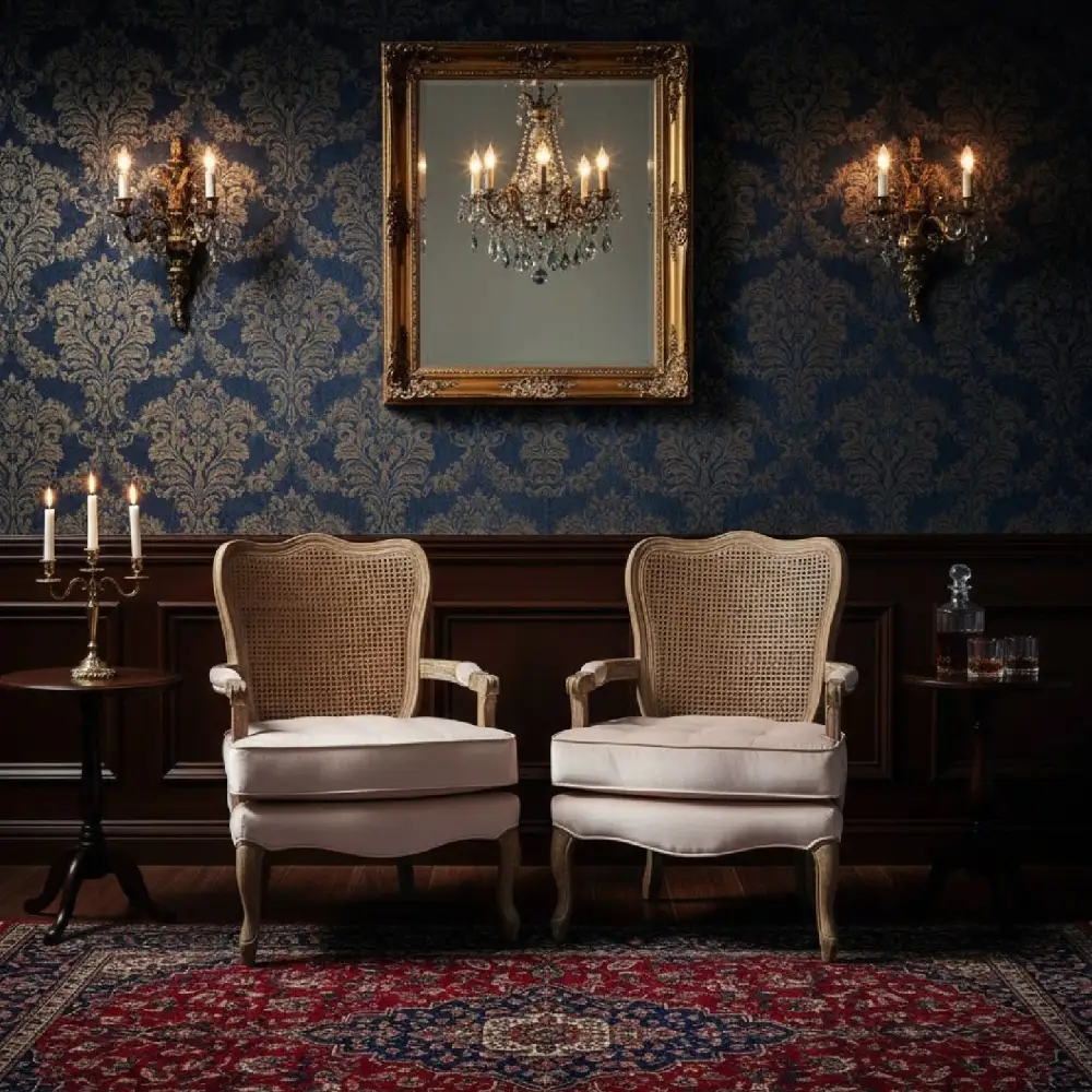 Velvet Seat Accent Chair