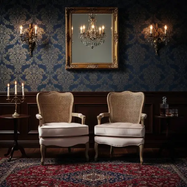 Velvet Seat Accent Chair