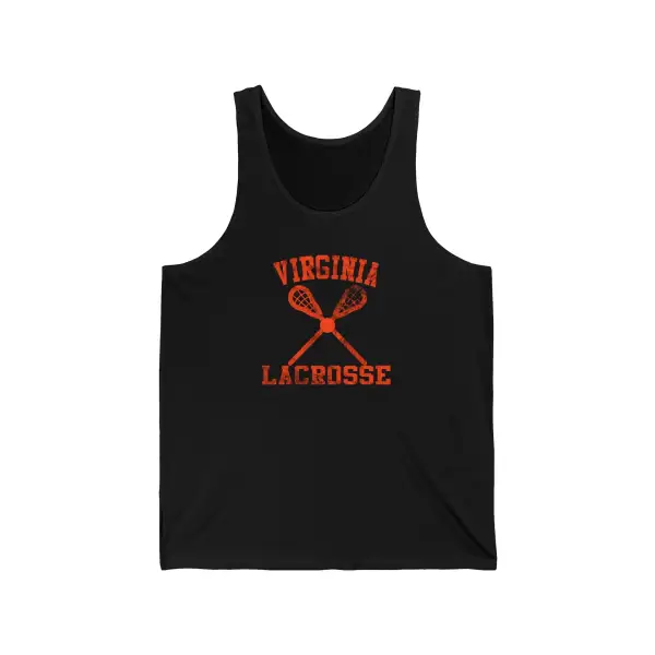 Lacrosse Team Graphic Sleeveless Tank Top