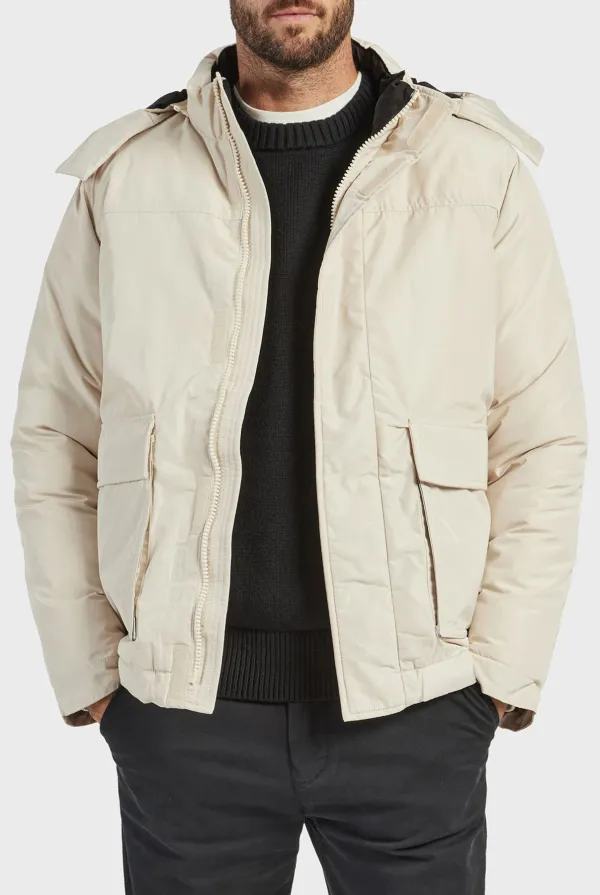 Water Resistant Puffer Insulated Winter Jacket