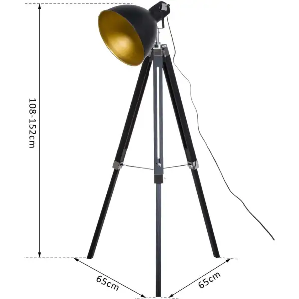 Everyday Adjustable Tripod Floor Lamp