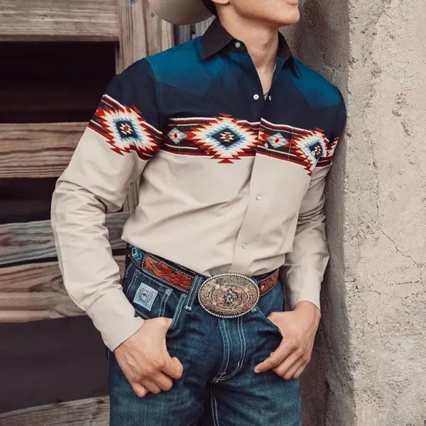Textured Printed Shirt