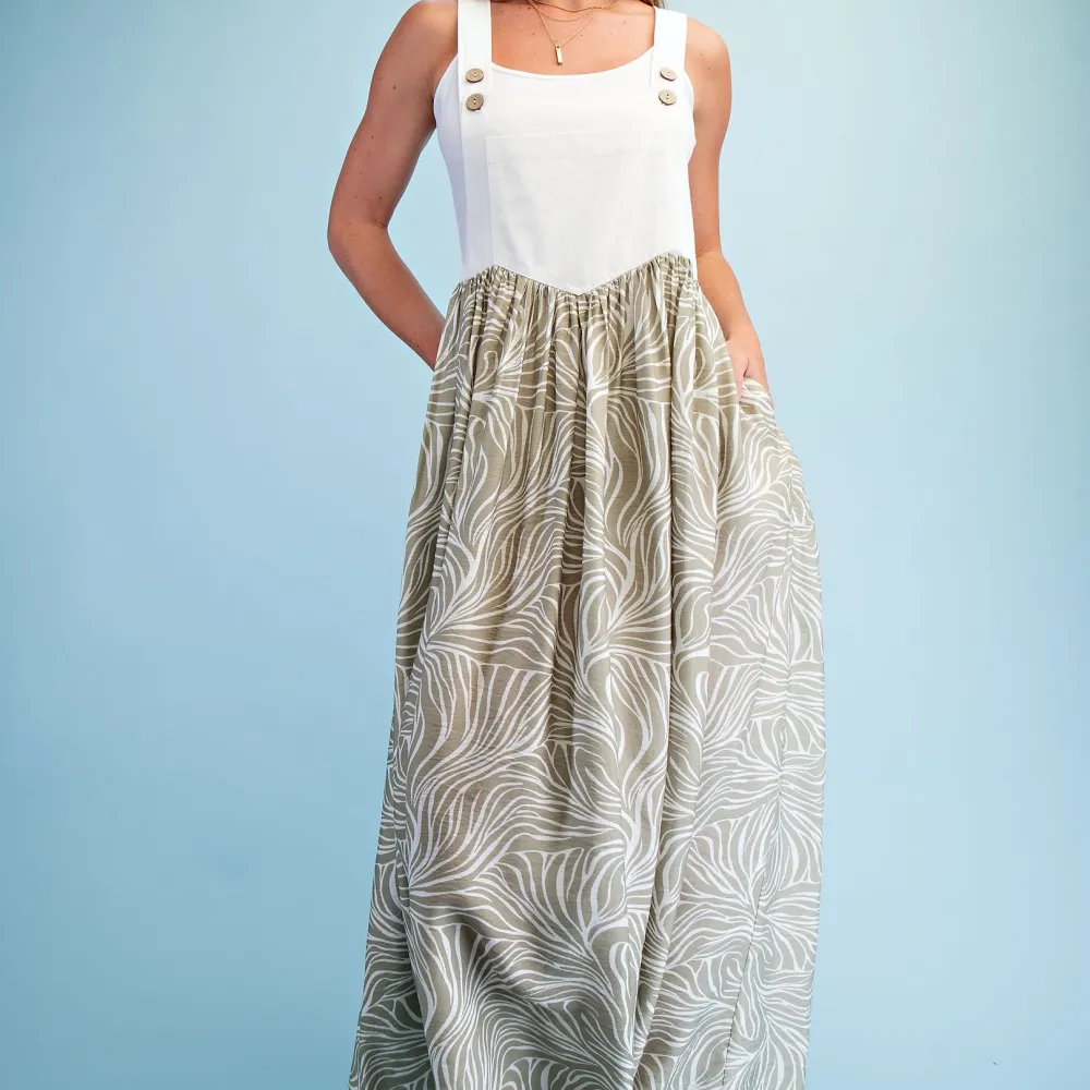 Classic Refined Everyday Overall Dress