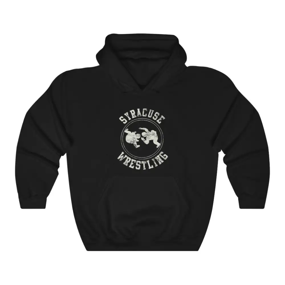 Everyday Vintage Badge Wrestling Graphic Pullover Hoodie