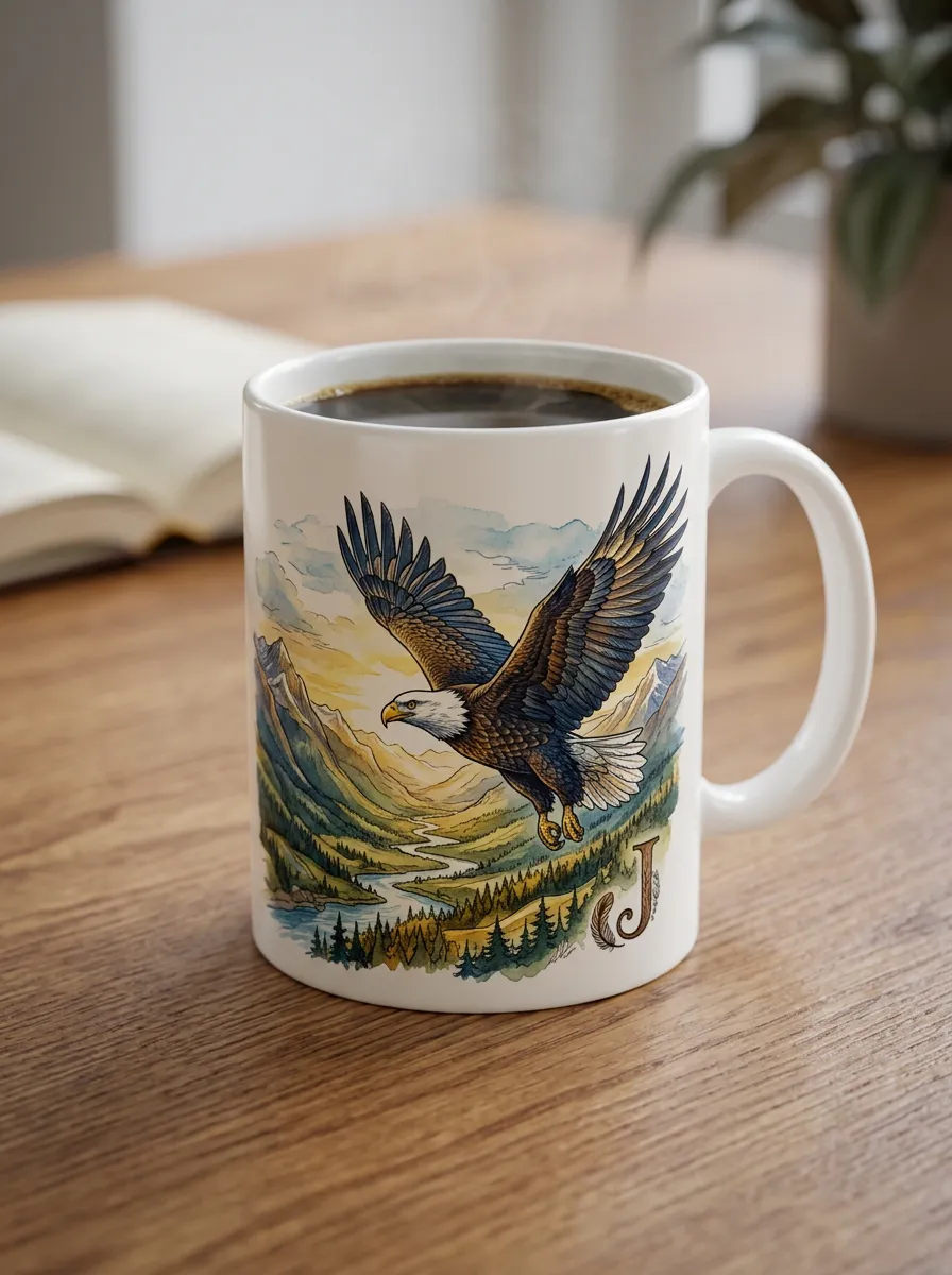 Eagle Classic Forest Graphic Mug