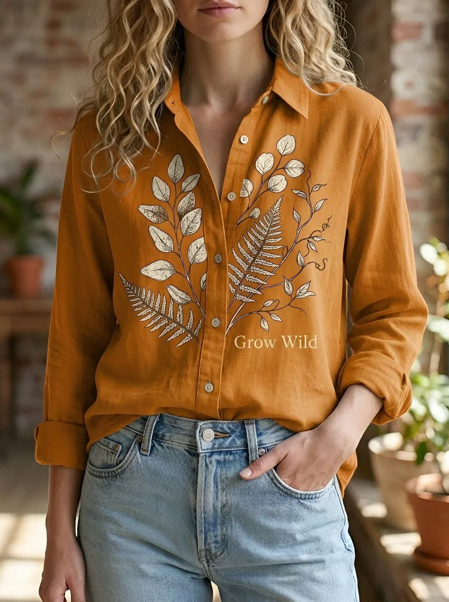 Nature Lover Grow Casual Shirt Classic