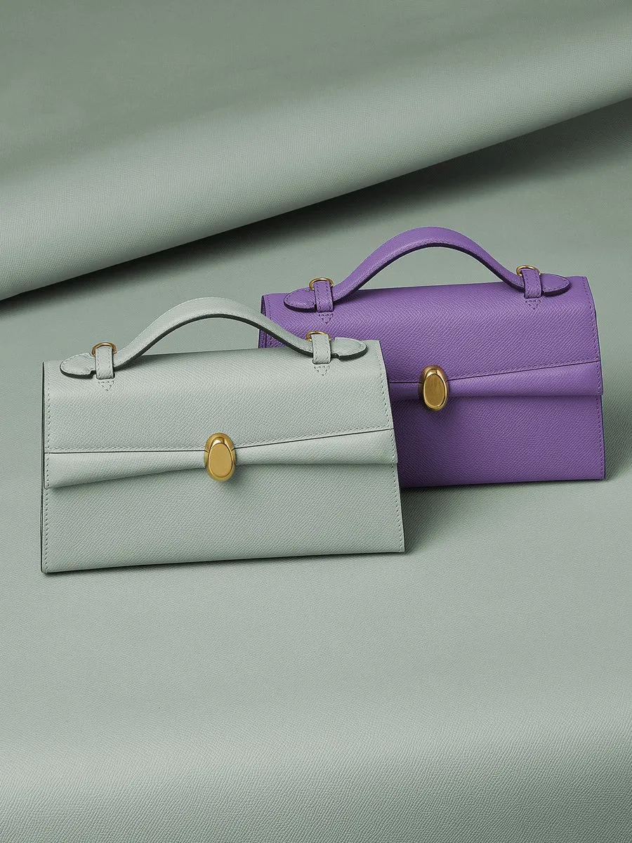Julien Violet Bag In Leather