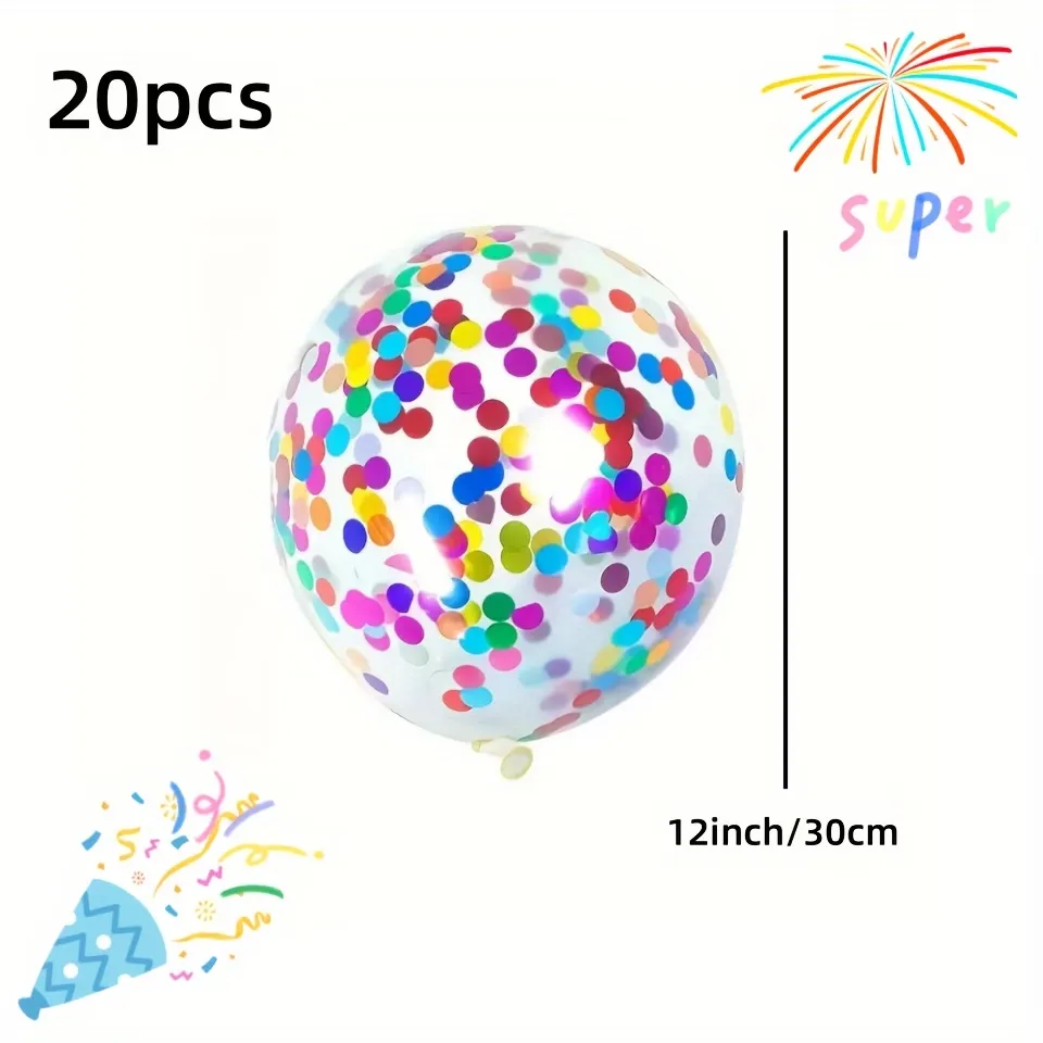 Colorful Confetti Balloon