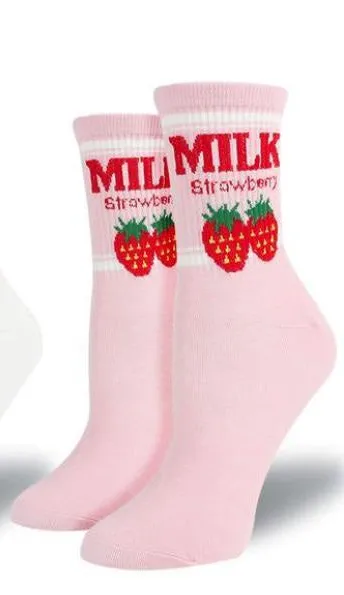Strawberry Milk Socks