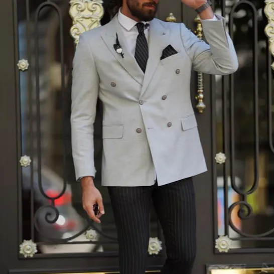 Timeless Slim Fit Double Breasted Blazer