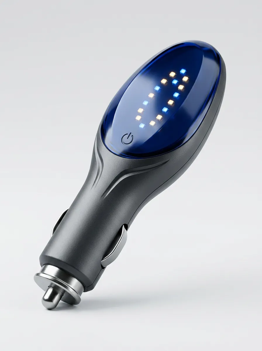 LED Indicator Car Fuel Saver Power-Socket Plug-In Device for Car Cabin Setups