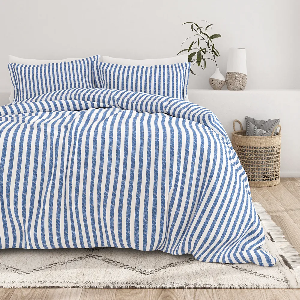 Rugged Stripes Pattern Duvet Cover Set