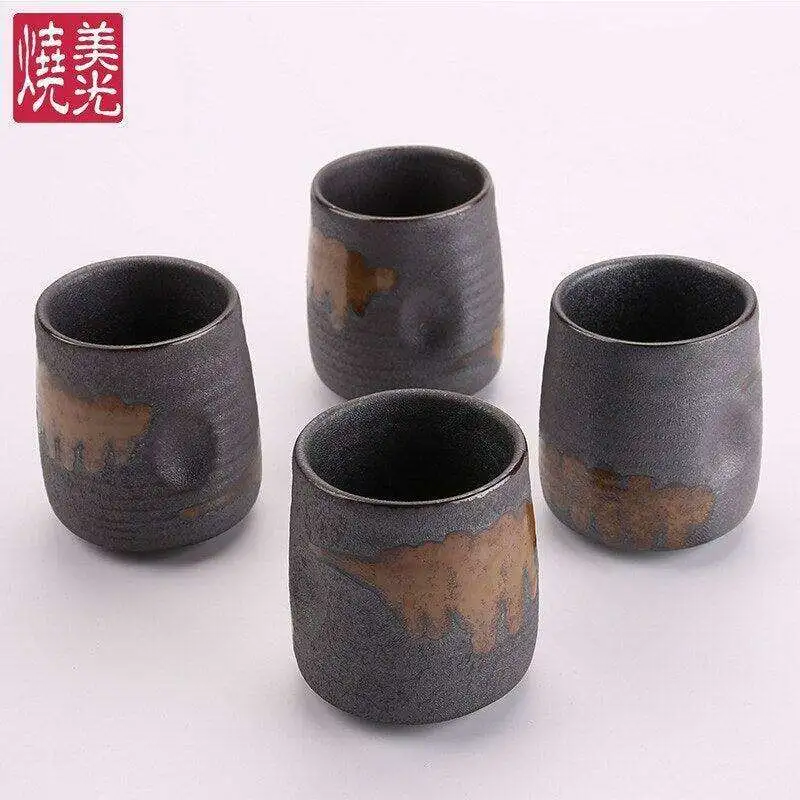 Stoneware Ribbed Drinkware Set