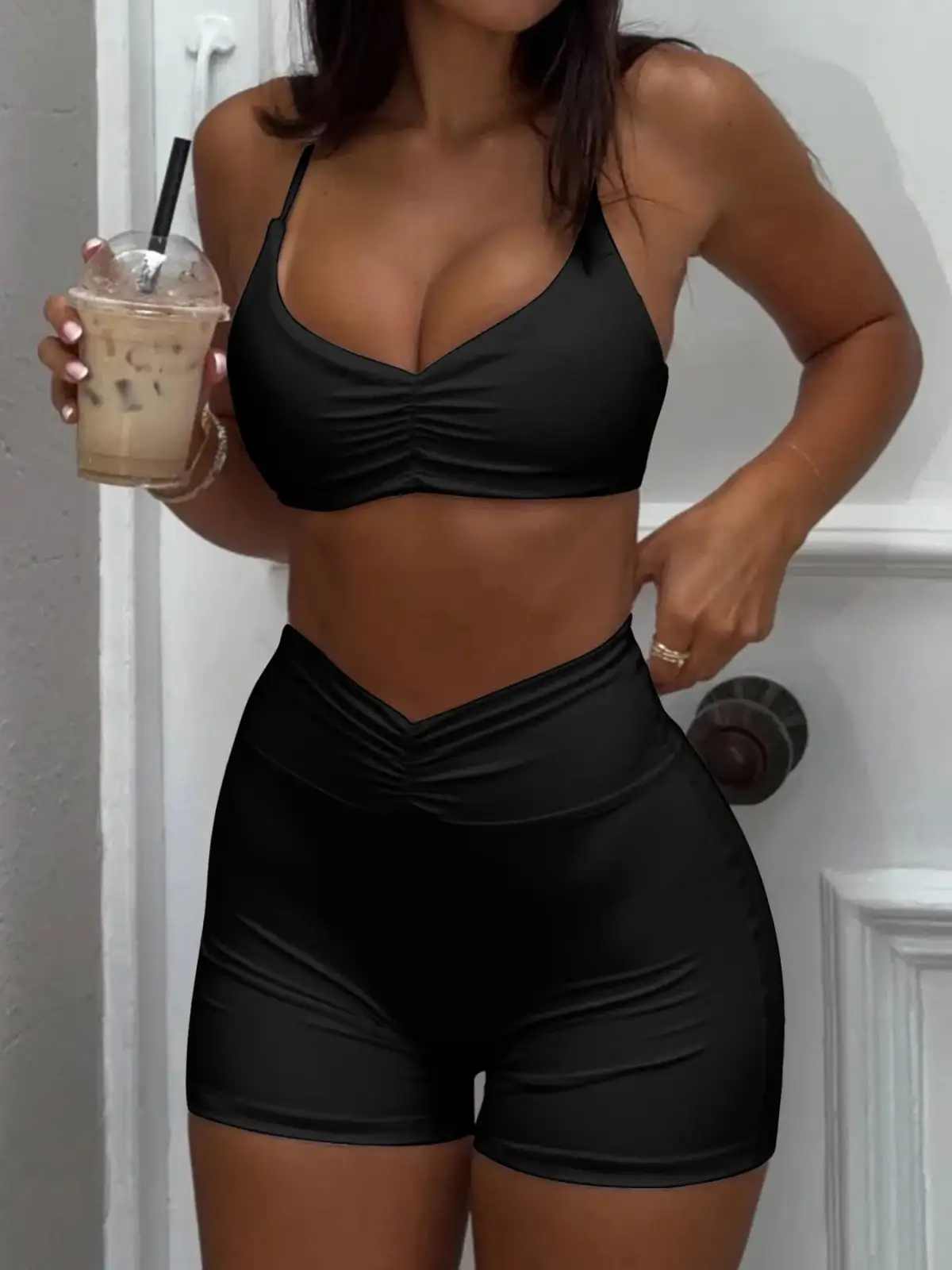 Refined High-Waist Active Sports Set