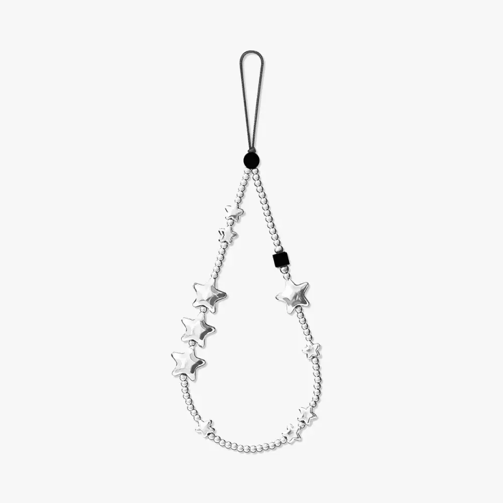 Classic Star Beaded Phone Charm Strap