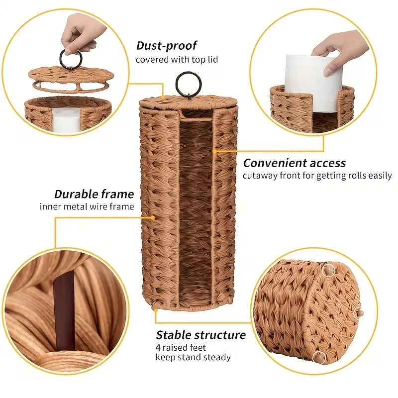 Woven Toilet Paper Holder