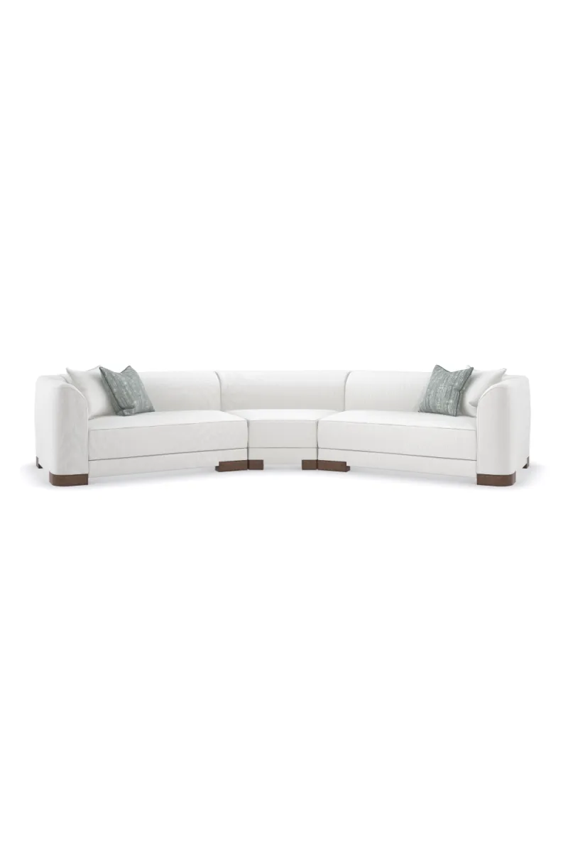 Modular Chenille Lounge Chair