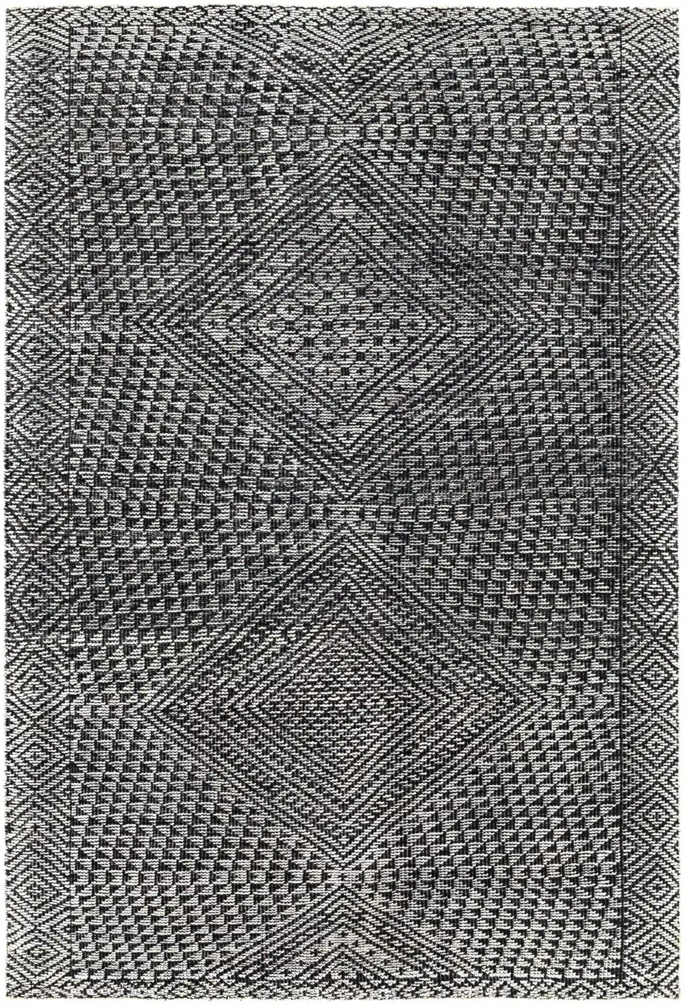 Refined Bohemian Hand Knotted Wool Area Rug