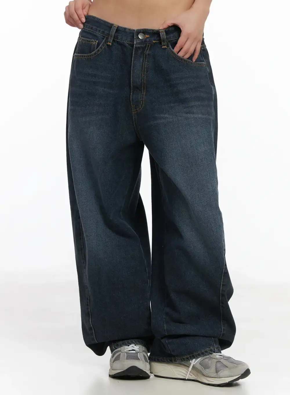 Casual Streetwear Wide Leg Jeans
