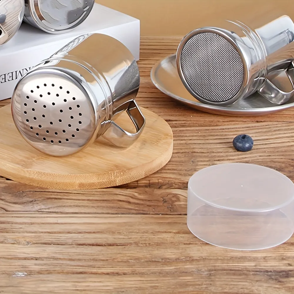 Multi-Use Stainless Steel Powder Dispenser