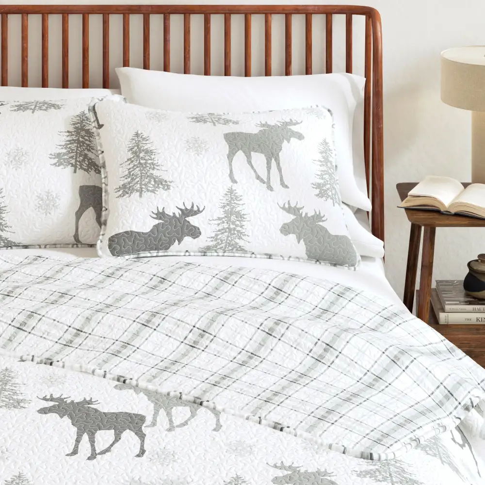 Elegant Lodge Quilt Bedding Set