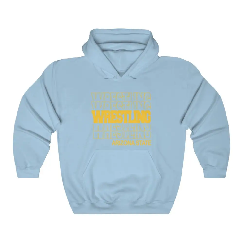 Everyday Modern Stacked Wrestling Graphic Pullover Hoodie