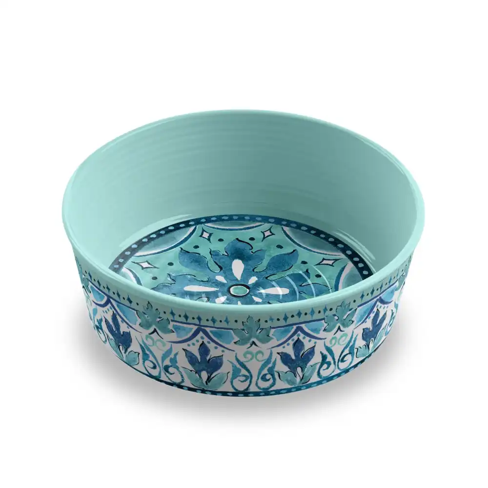 Tile Pattern Pet Bowl