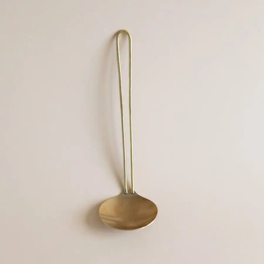 Brass Kitchen Serving Ladle