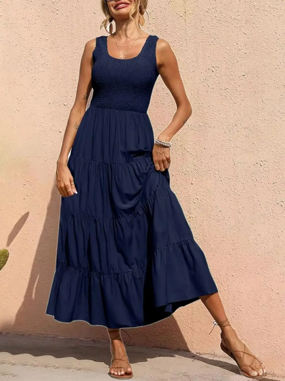 Classic Tiered Casual Dress