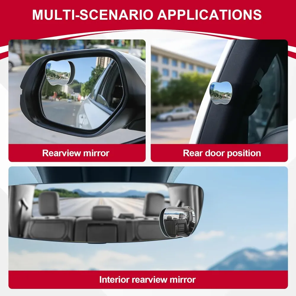 Adjustable Blind Spot Mirror Set