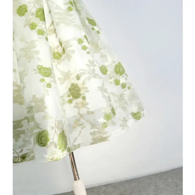 Easy Leisure Embroidered Flared Skirt