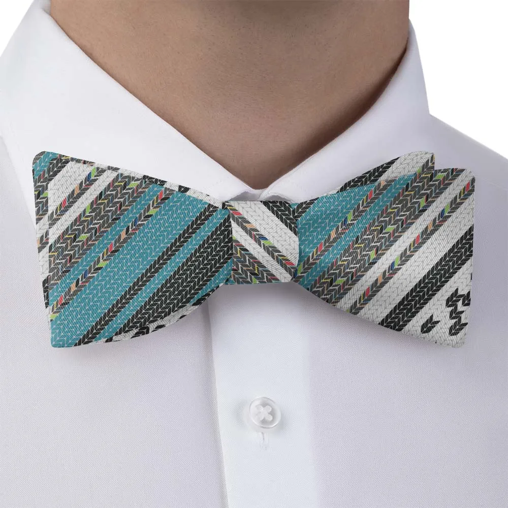 Serape Stripe Motif Bow Tie