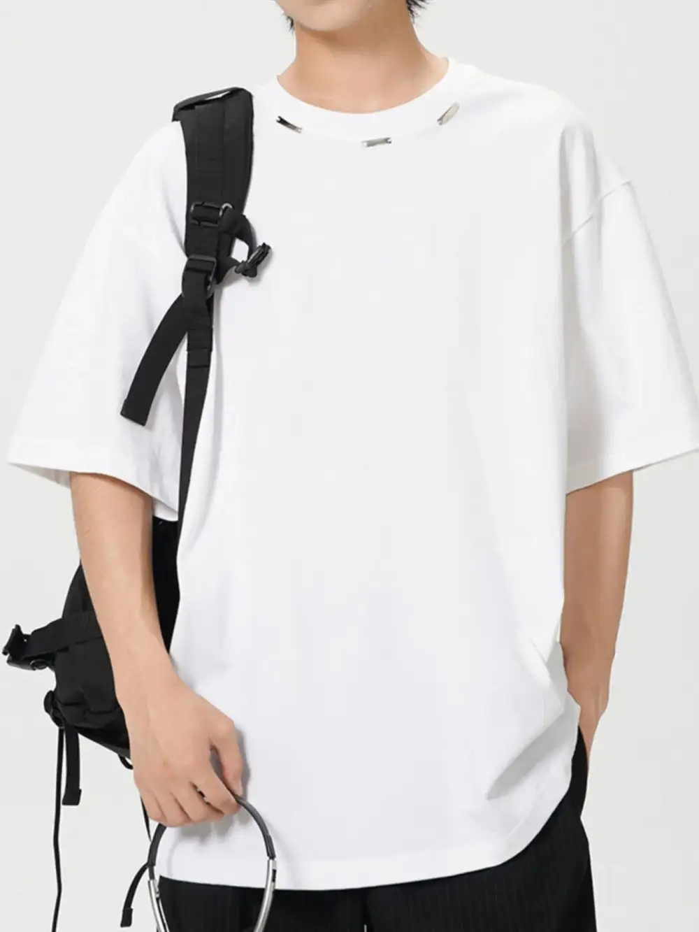 Everyday Crew Neck Short Sleeve Oversized Tee
