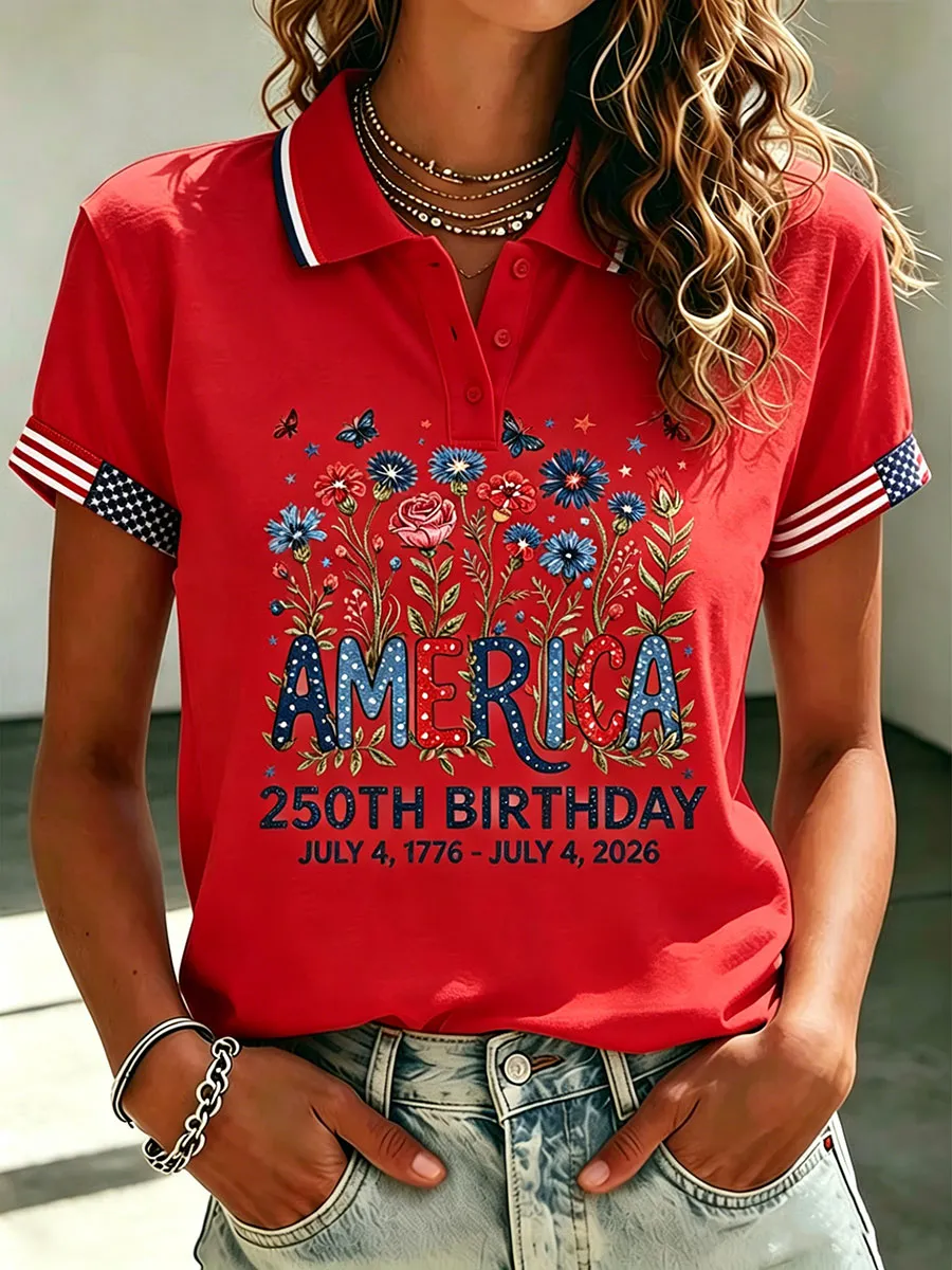 Women's 250th Anniversary of the United States POLO Shirt