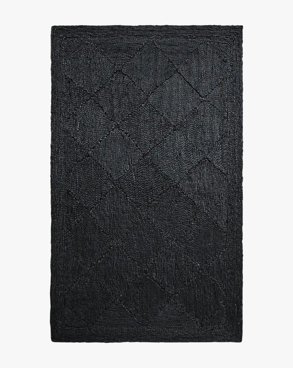 Diamond Handwoven Jute Area Rug