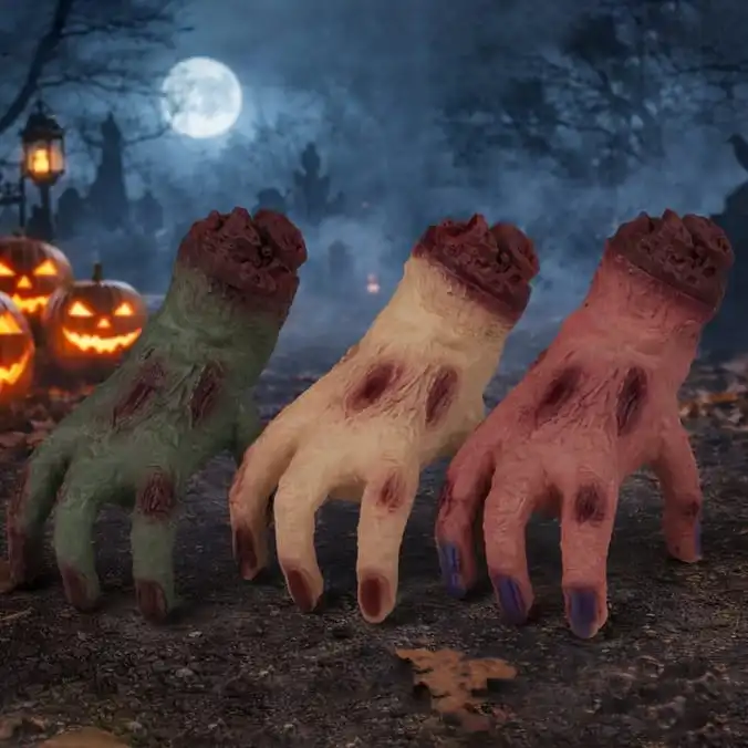 Animated Creepy Hand Ornament