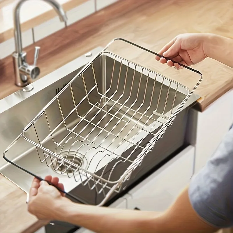 Stainless Steel Sink Dish Rack