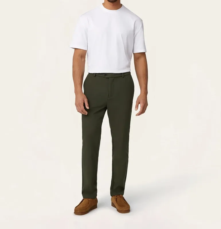 Regular Classic Pants Dark Green
