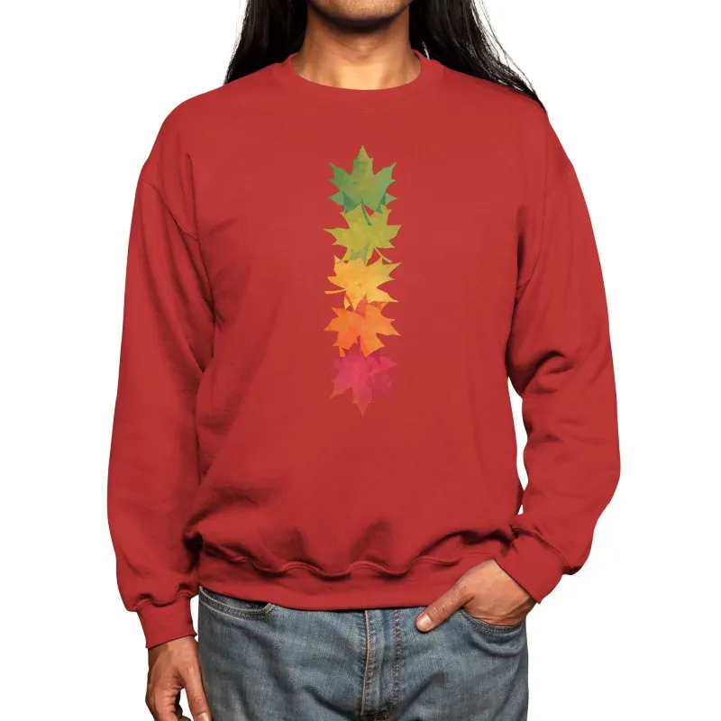 Colorful Autumn Maple Leaves Sweatshirt