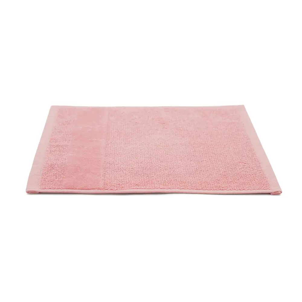 Soft Pink Cotton Face Towel Set