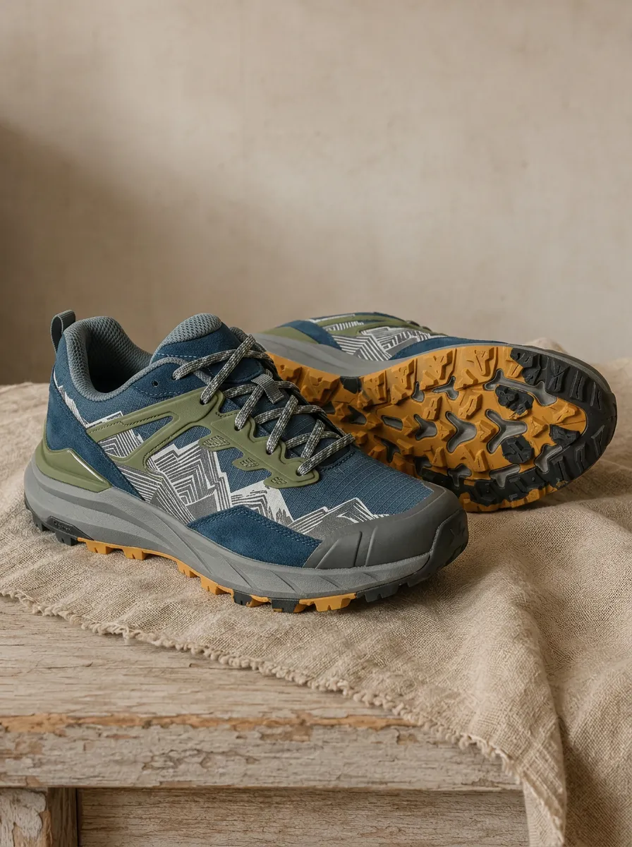 Women's Motion Hiking Lover Mountain Pattern Printed Sneakers