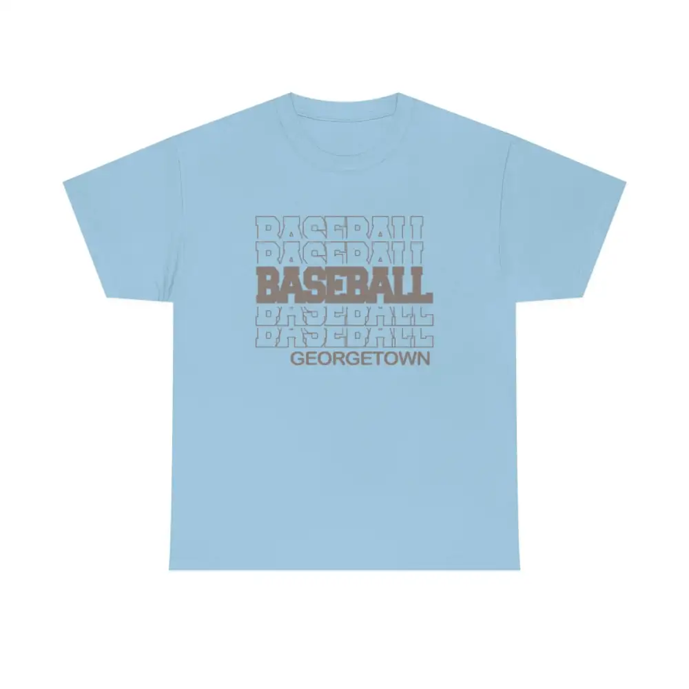 Baseball Georgetown in Modern Stacked Lettering