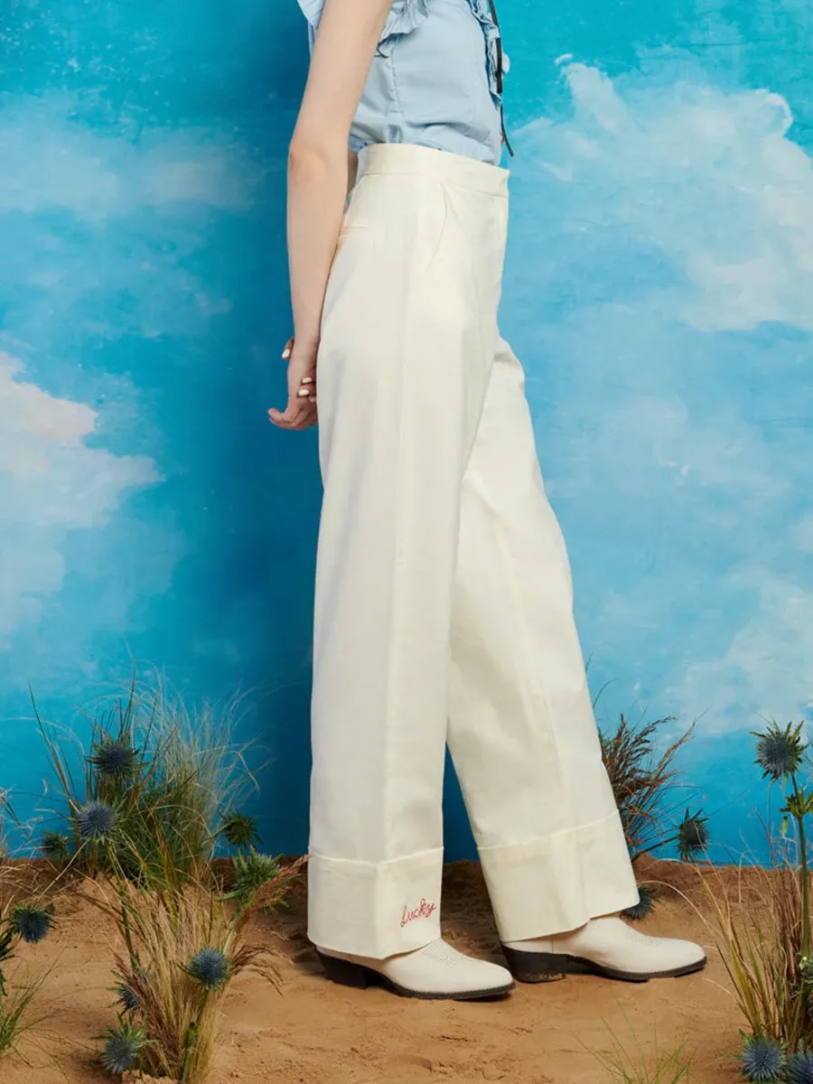 Embroidered Trousers