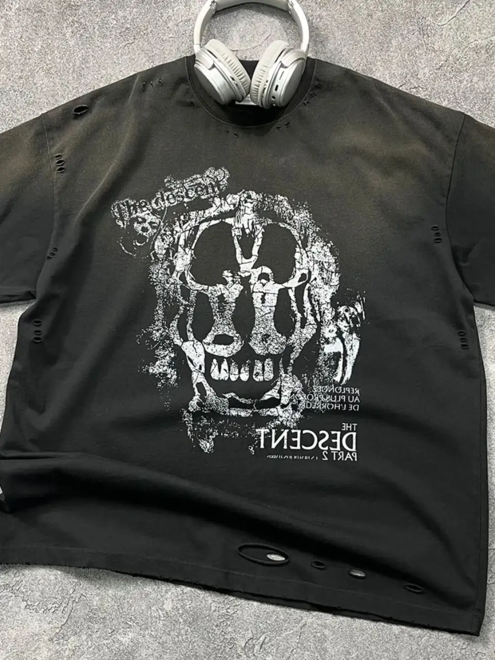 Utility Graphic Crew Neck Half Sleeve Tee