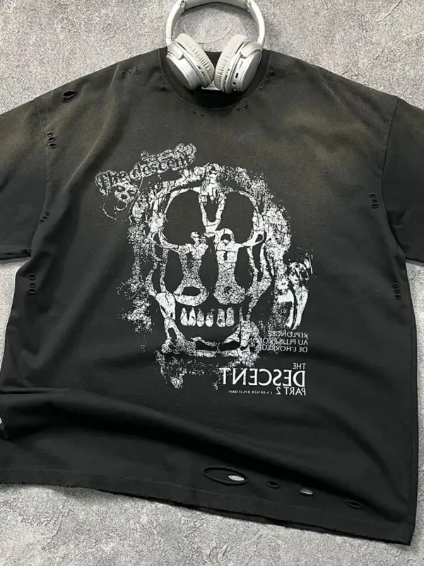 Utility Graphic Crew Neck Half Sleeve Tee
