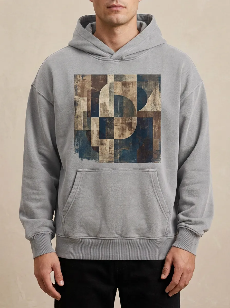 Everyday Abstract Geometric Art Hoodie